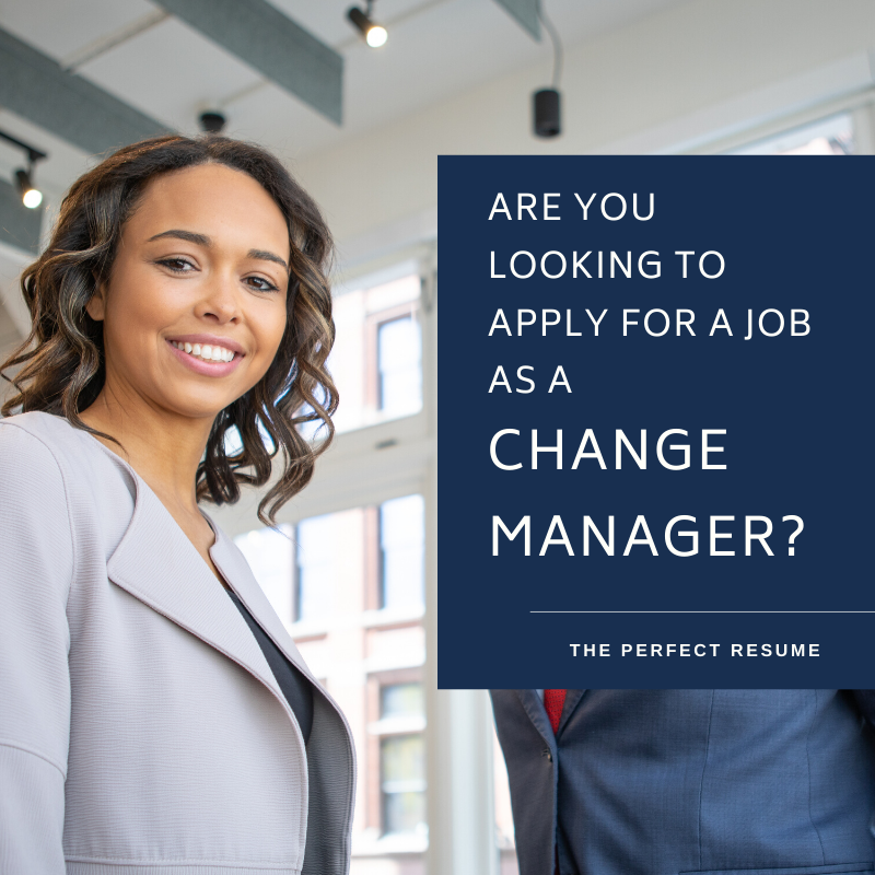 Change Manager Resume Writing Services