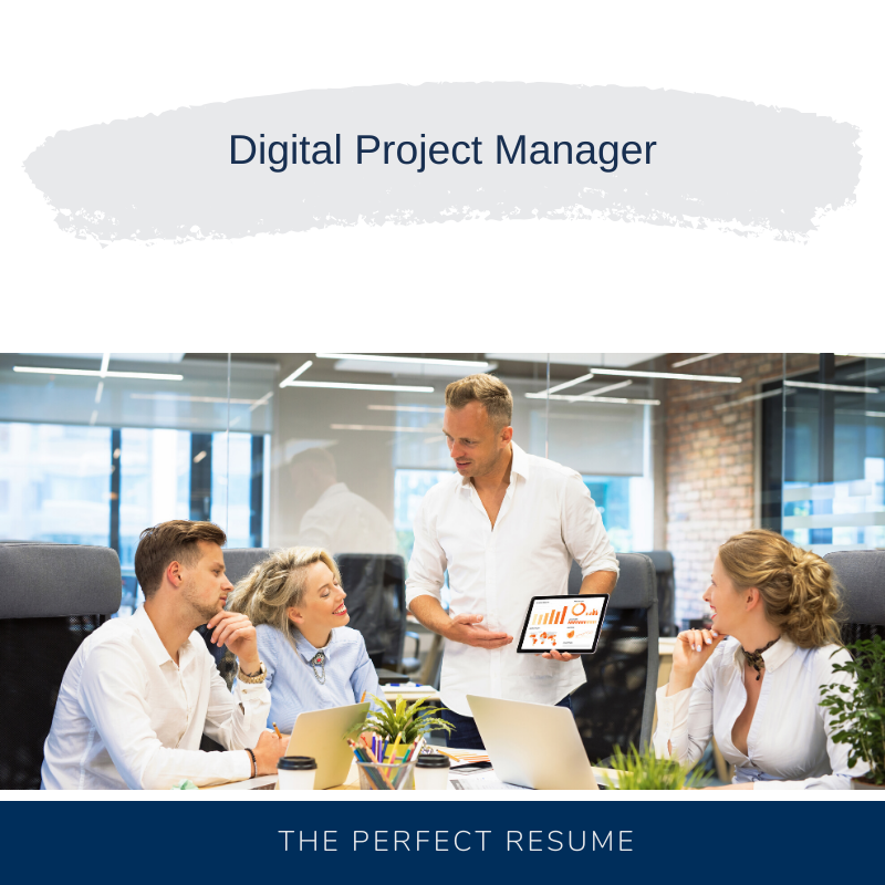Digital Project Manager Resume Writing Services