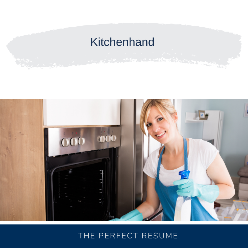 Kitchenhand Resume Writing Services
