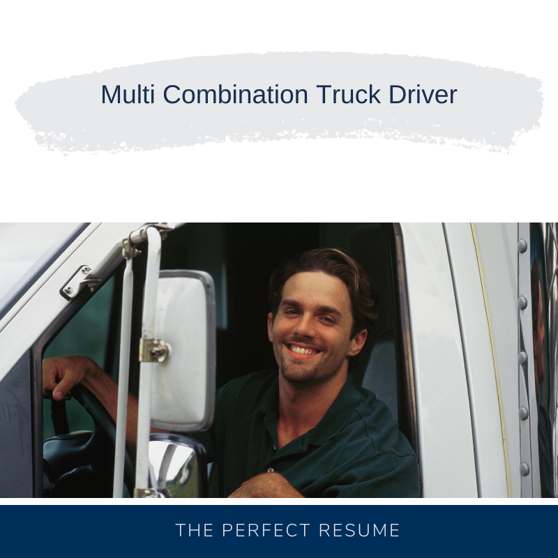 Multi Combination Truck Driver Resume Writing Services
