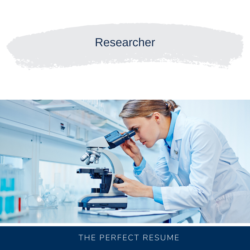 Researcher Resume Writing Services