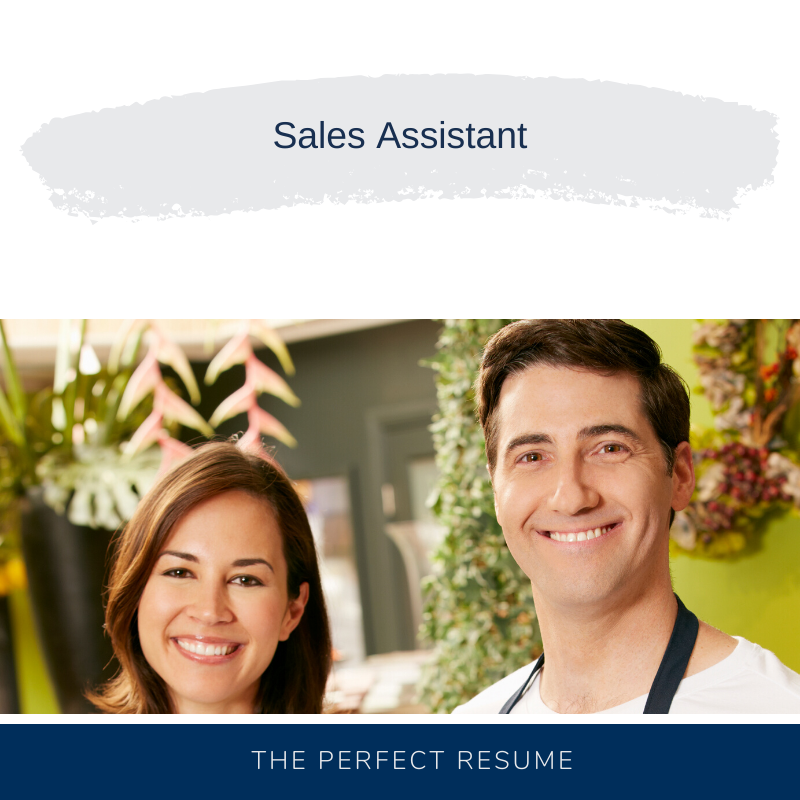 Sales Assistant Resume Writing Services