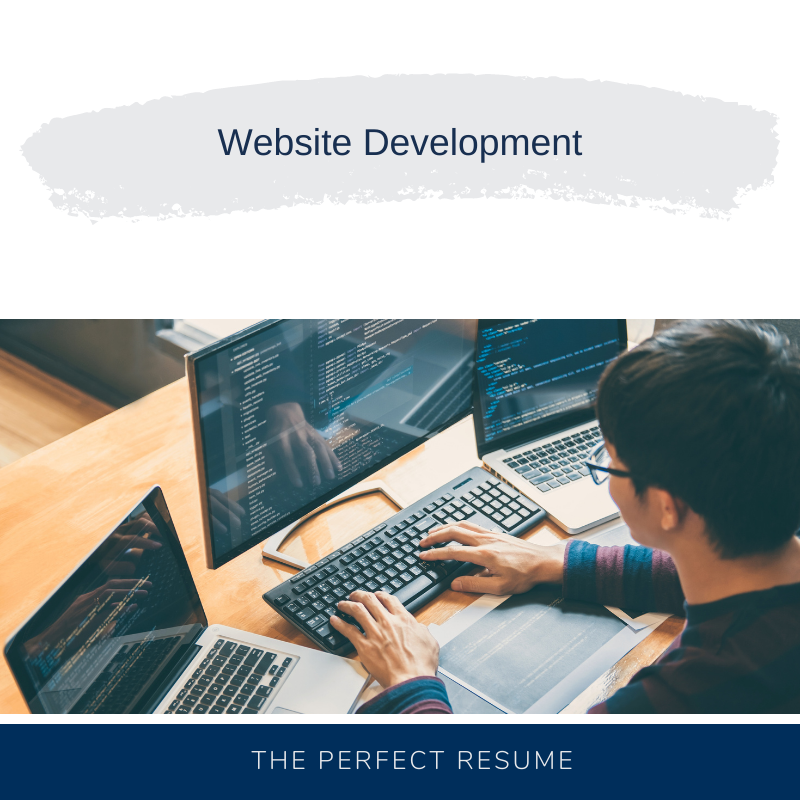 Website Development Resume Writing Services