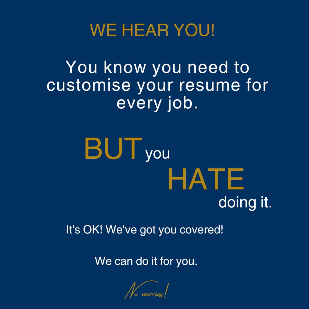 Customising Resumes - Resume Writer's Case Study