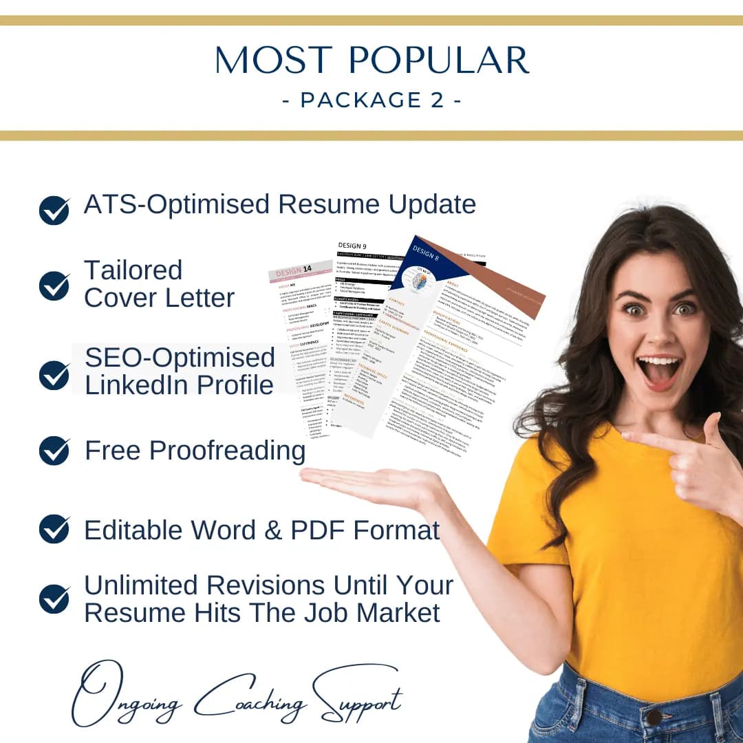 Resume Writing Services Package 2