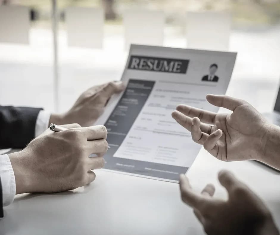 Resume writing service questions and job application support