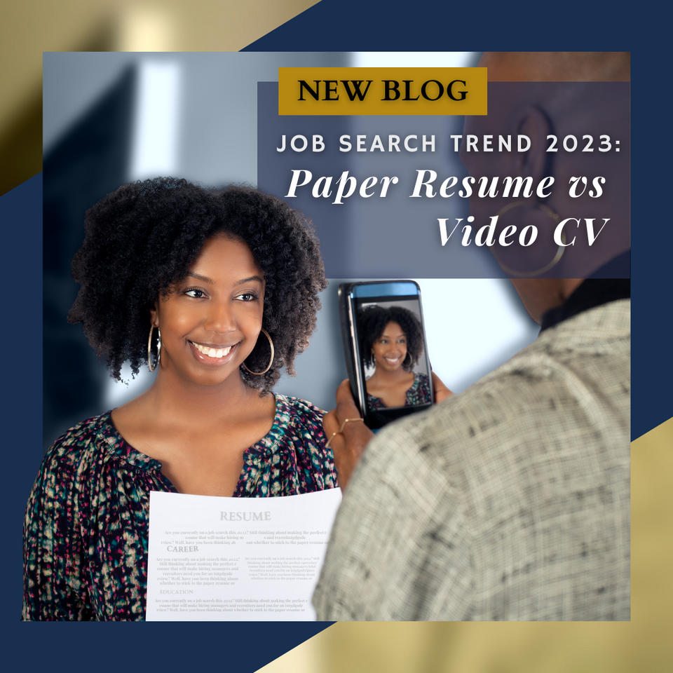 Job Search Trend 2023 | Paper Resume vs Video CV