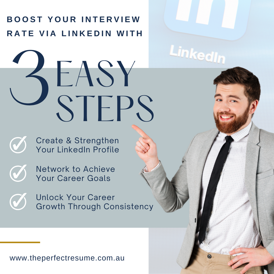 Boost YOUR Interview Rate via LinkedIn with 3 Easy Steps
