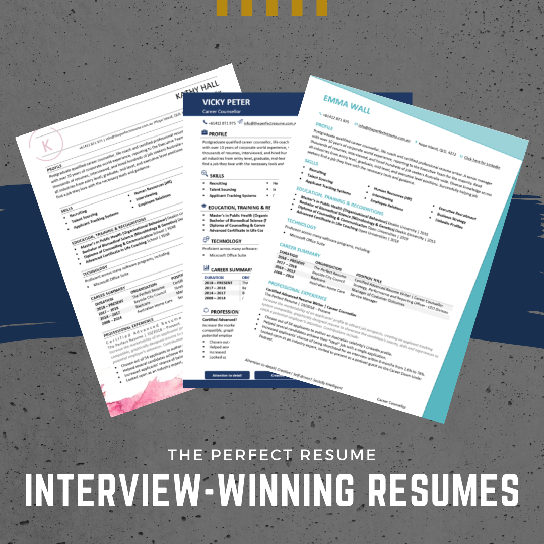 What are the examples of resumes that have landed an interview