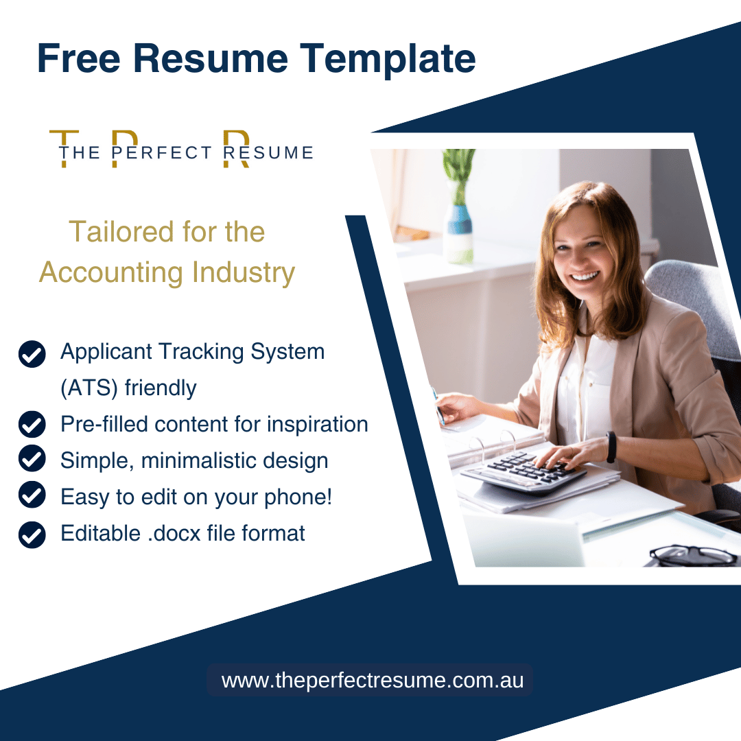 Accounting Industry Free Resume Template