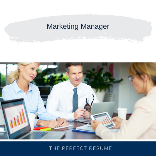 Marketing Manager Resume Writing Services