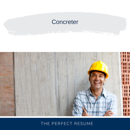 Concreter Resume Writing Services