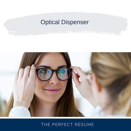 Optical Dispenser Resume Writing Services