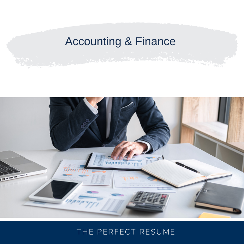 Accounting and Finance Resume Writing Services