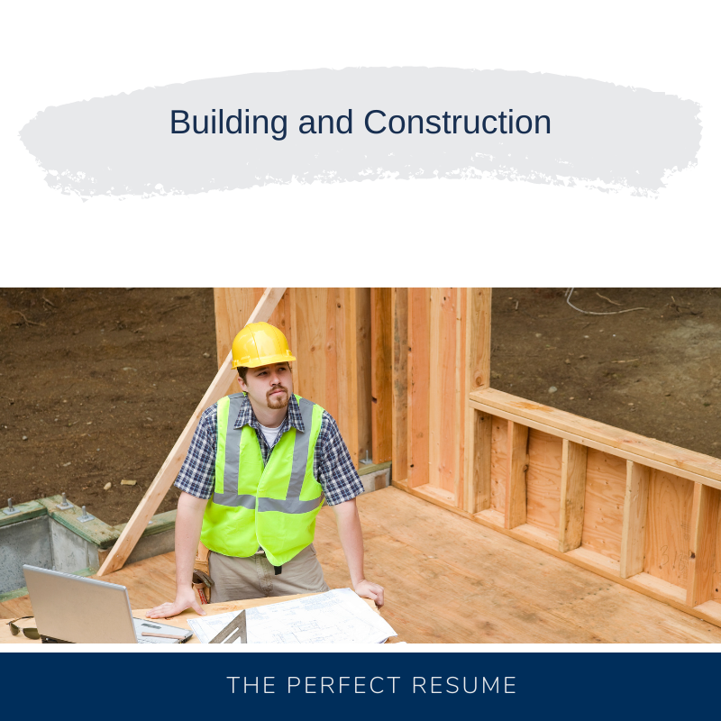 Building and construction Resume Writing Services