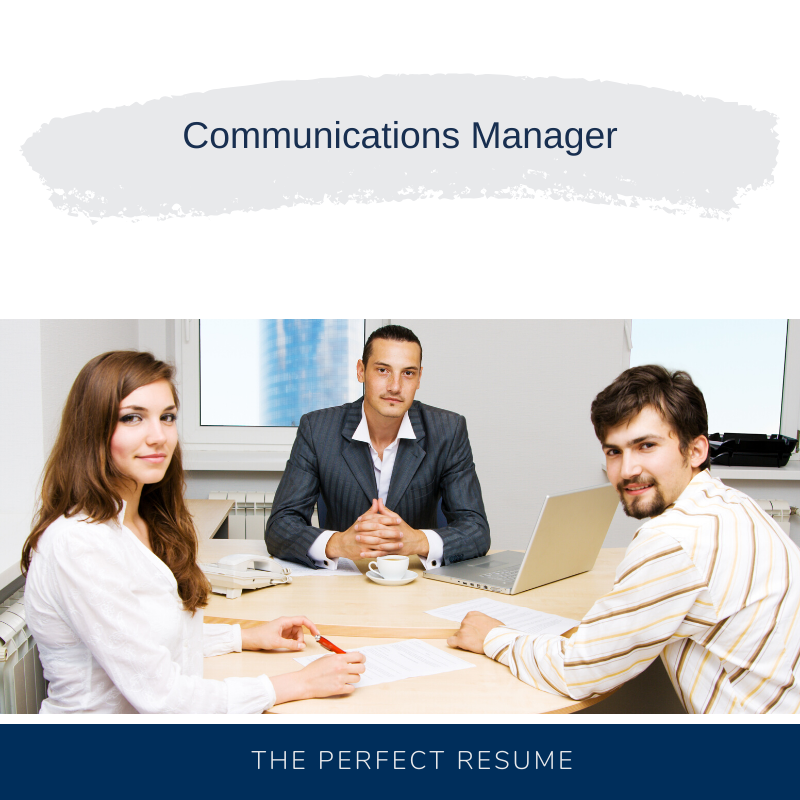 Communications Manager Resume Writing Services