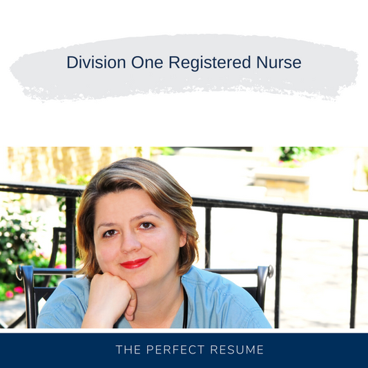 Division One Registered Nurse Resume Writing Services