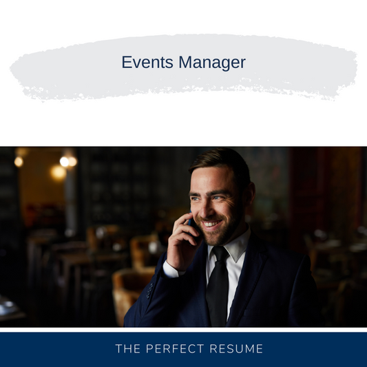 Events Manager Resume Writing Services