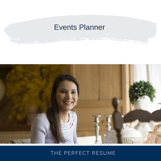 Events Planner Resume Writing Services