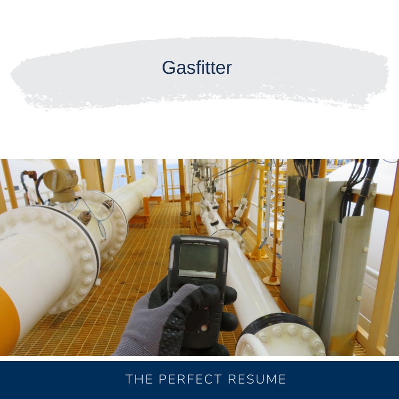 Gasfitter Resume Writing Services