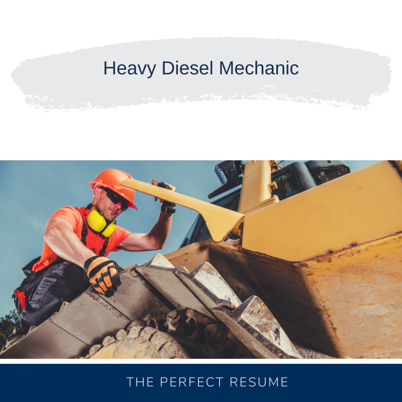 Heavy Diesel Mechanic Resume Writing Services