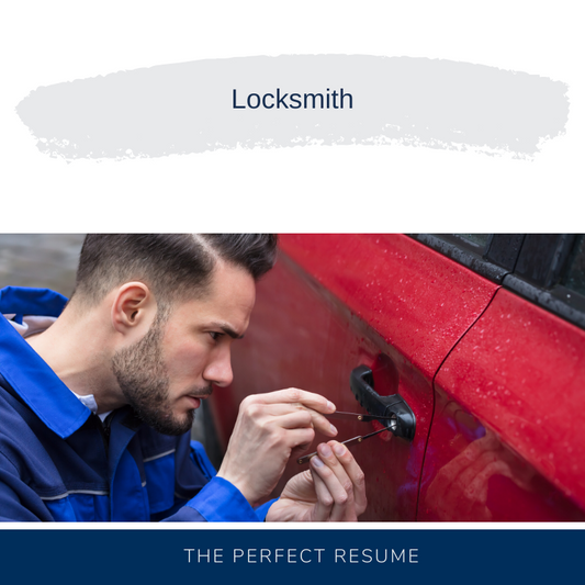 Locksmith Resume Writing Services