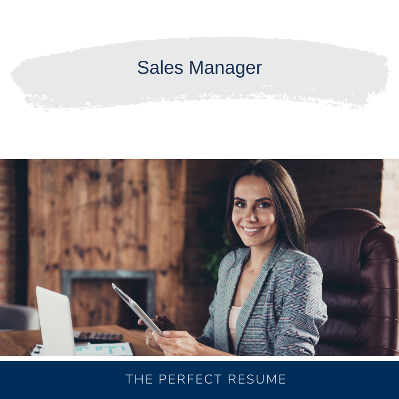 Sales Manager Resume Writing Services