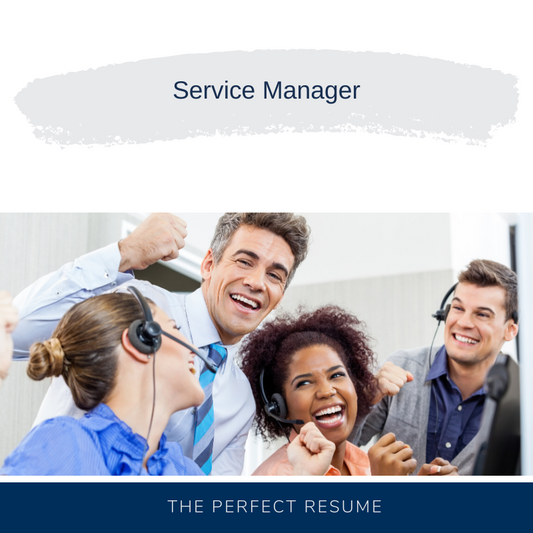 Service Manager Resume Writing Services