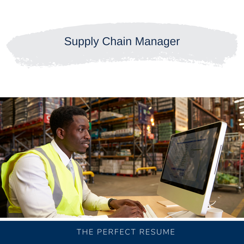 Supply Chain Manager Resume Writing Services
