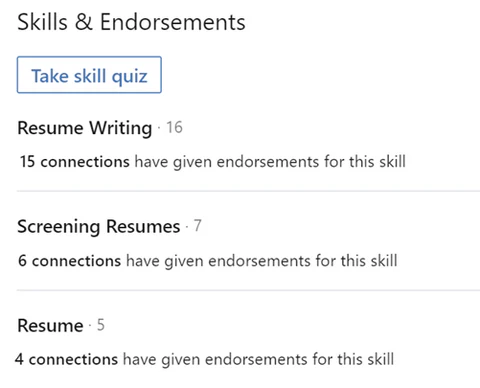 How to get your skills endorsed on LinkedIn?