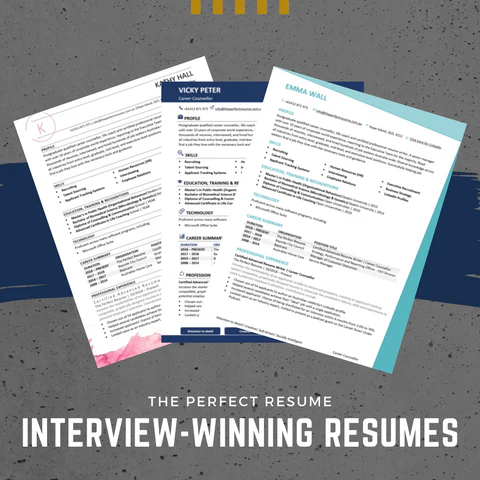 What are the examples of resumes that have landed an interview?