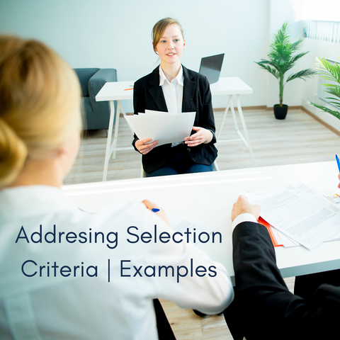 Addressing Selection Criteria Examples | The Perfect Resume