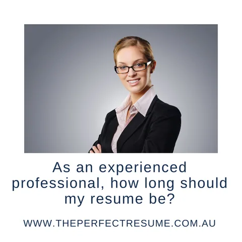Experienced Professional | The Perfect Resume