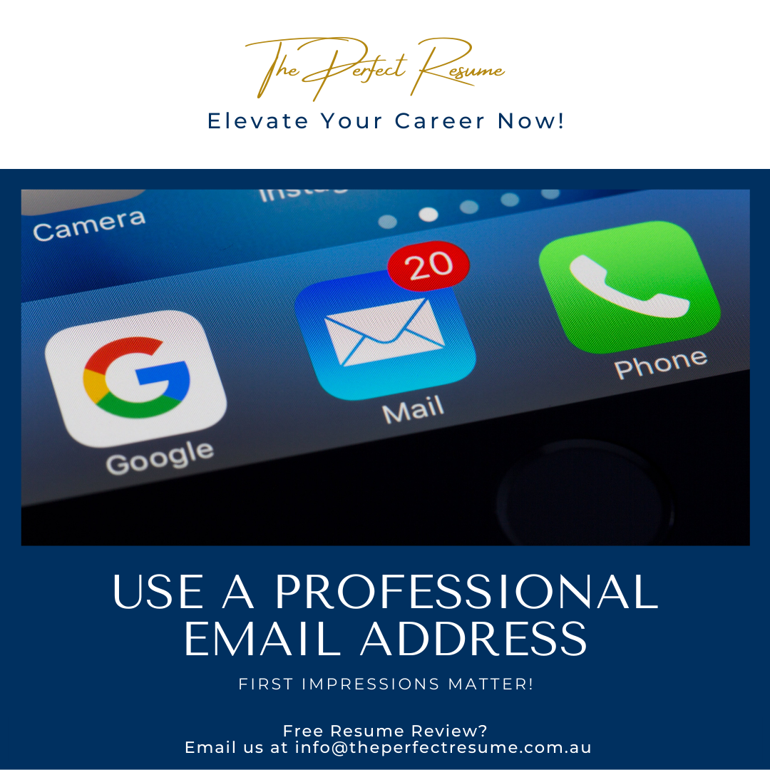 Use a Professional Email Address