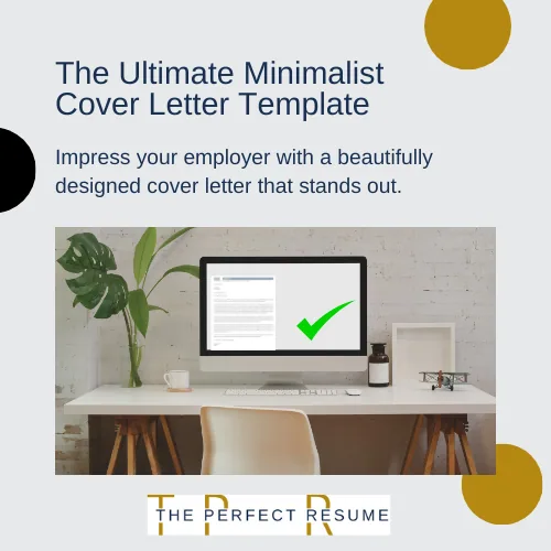 The Ultimate Minimalist Cover Letter Template
