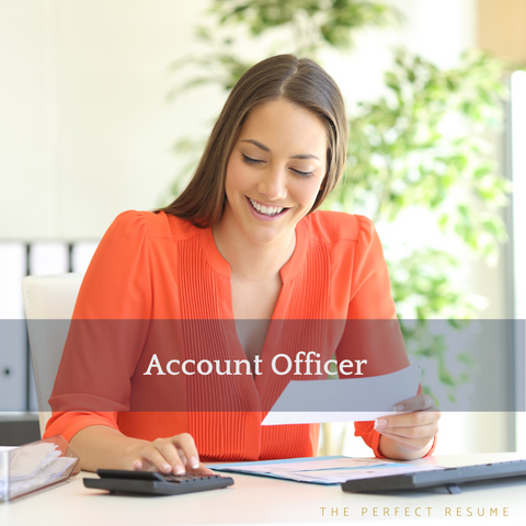 The Perfect Account Officer Resume Writing Tips