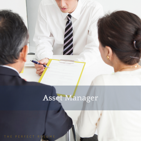 The Perfect Asset Manager Resume Writing Tips