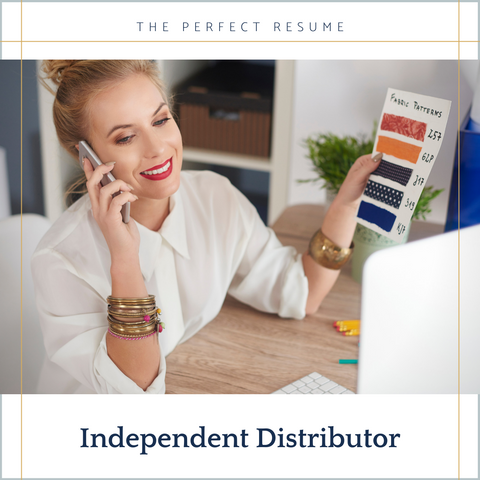 The Perfect Independent Distributor Resume Writing Tips