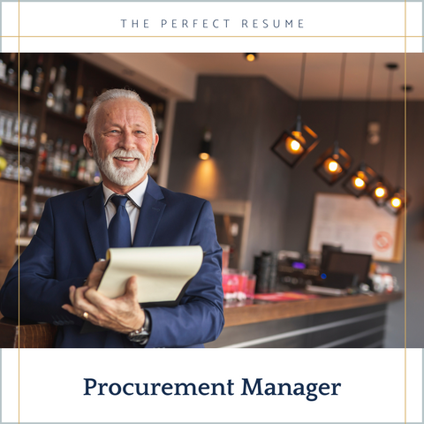 The Perfect Procurement Manager Resume Writing Tips