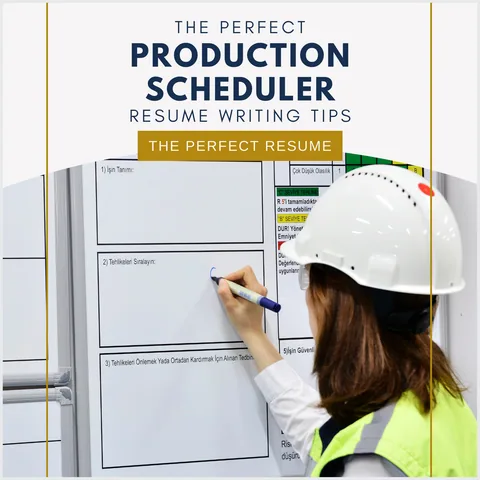 The Perfect Production Scheduler Resume Writing Tips