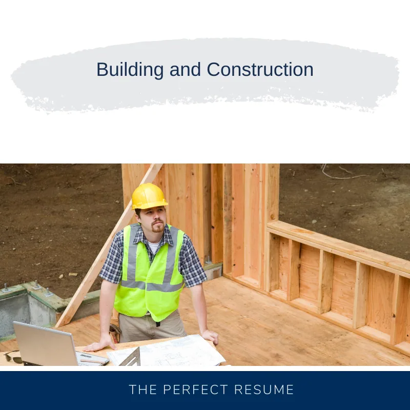 Building and Construction Resume