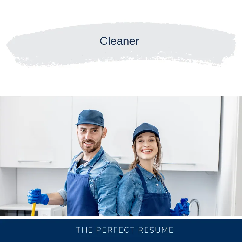 Cleaner Resume