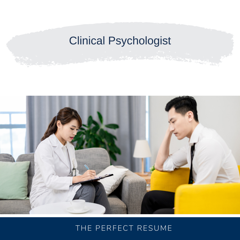 Clinical Psychologist Resume