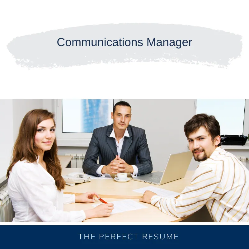 Communications Manager Resume