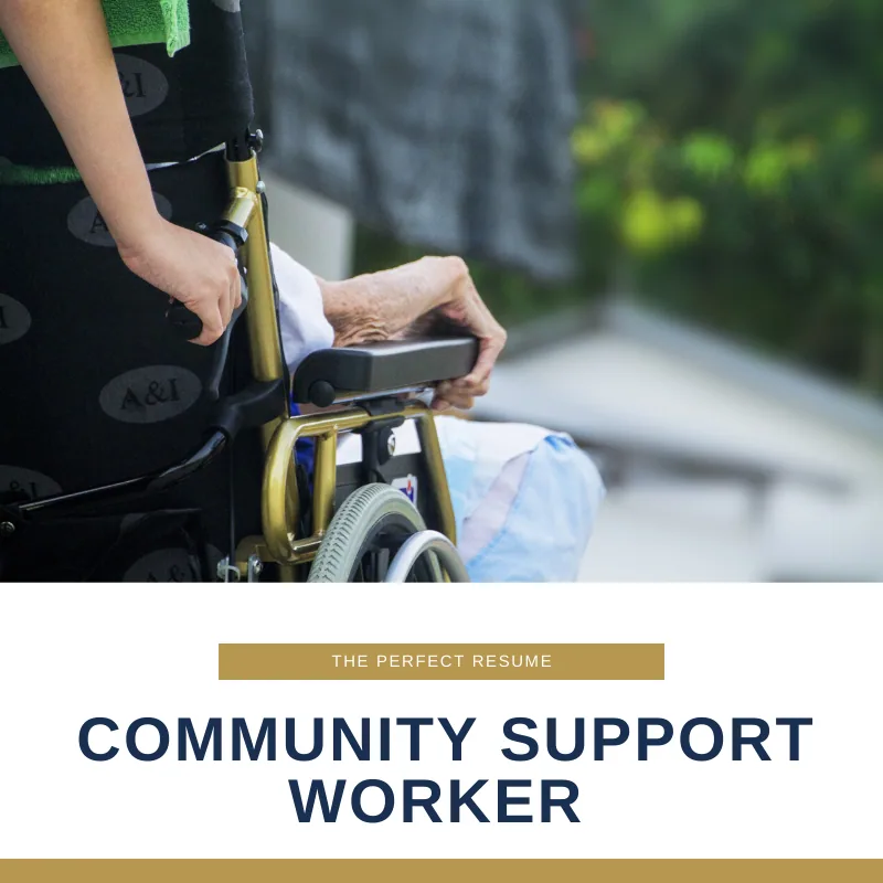 Community Support Worker Resume
