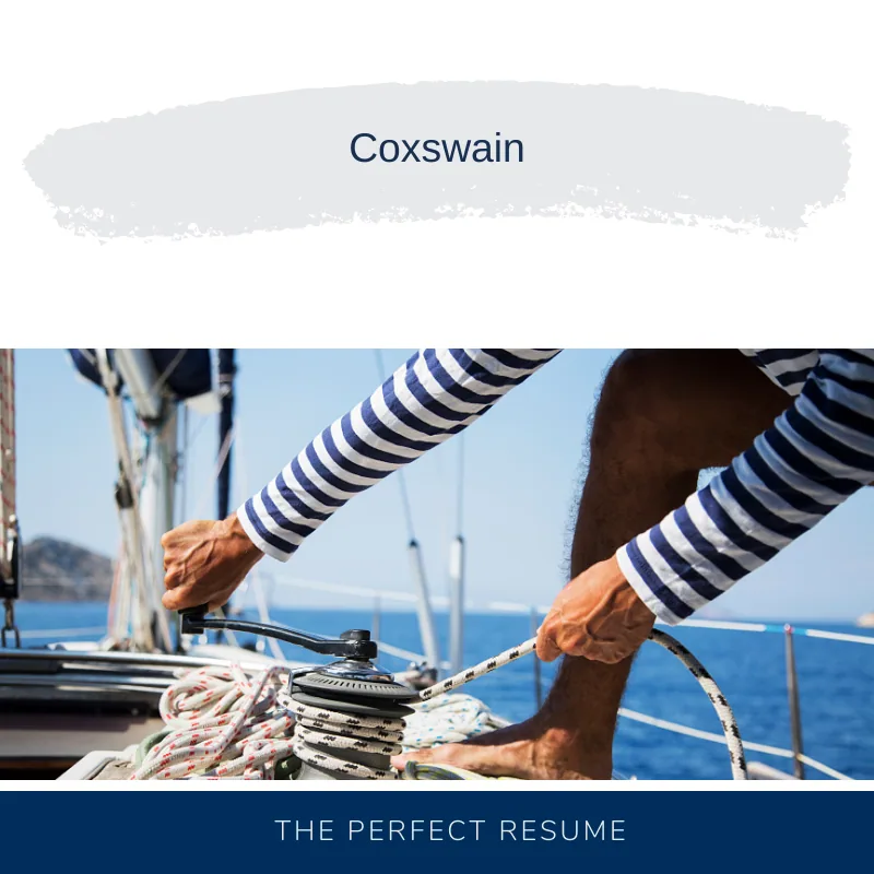 Coxswain Resume