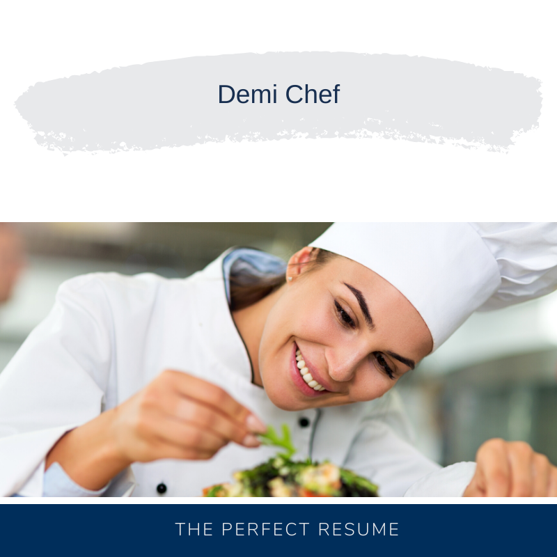 Demi Chef Resume