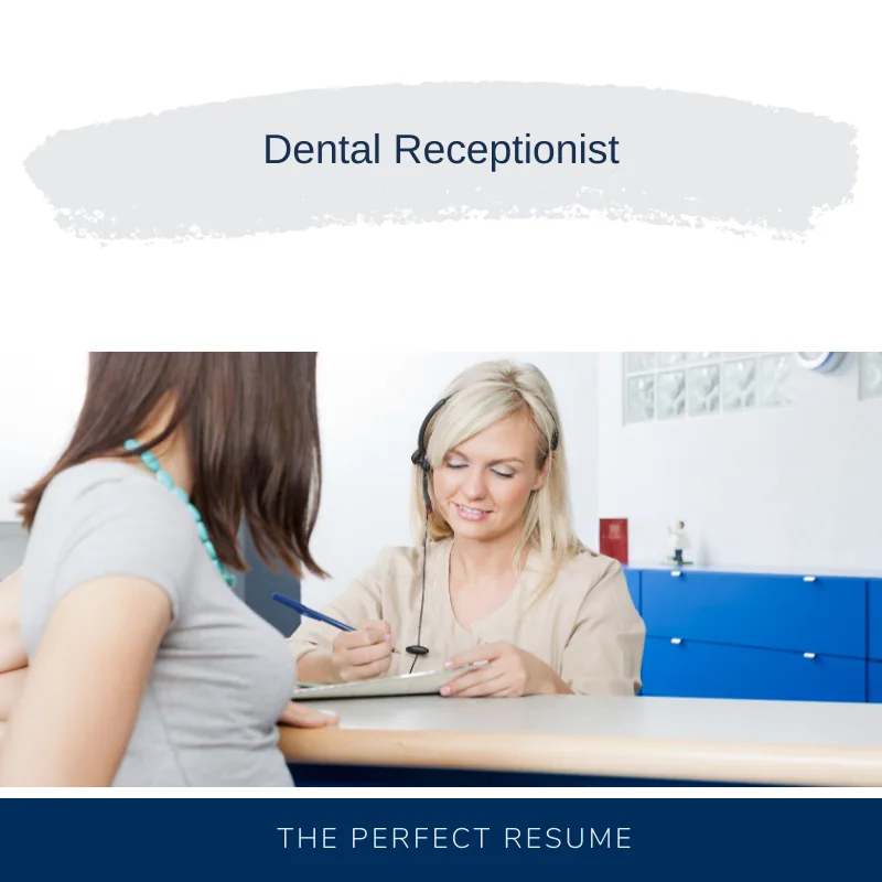Dental Receptionist Resume