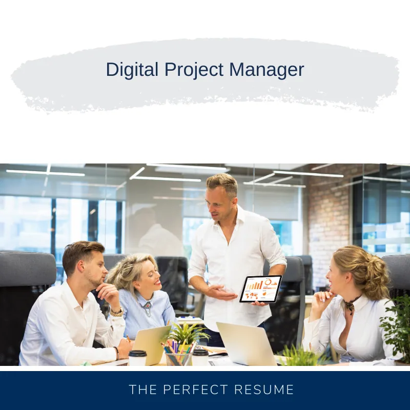 Digital Project Manager Resume