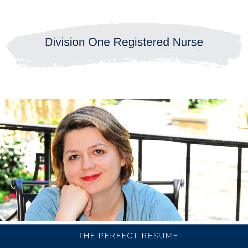 Division One Registered Nurse Resume